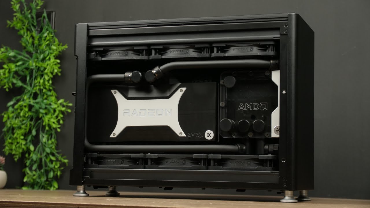 Modded Jonsplus i100 Pro | Liquid cooled dual 360mm radiator ITX build - Time Lapse