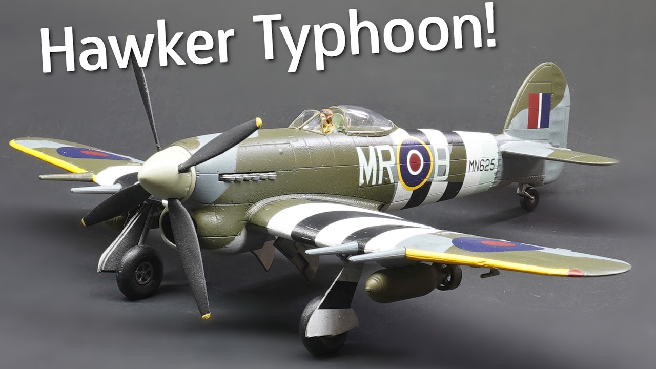 This Also Had a Problem! Airfix Hawker Typhoon Mk.1B Plastic Model Kit - Build & Review