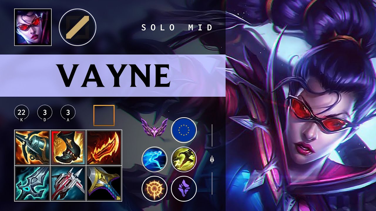 Vayne Mid vs Sion - EUW Master Patch 26.02