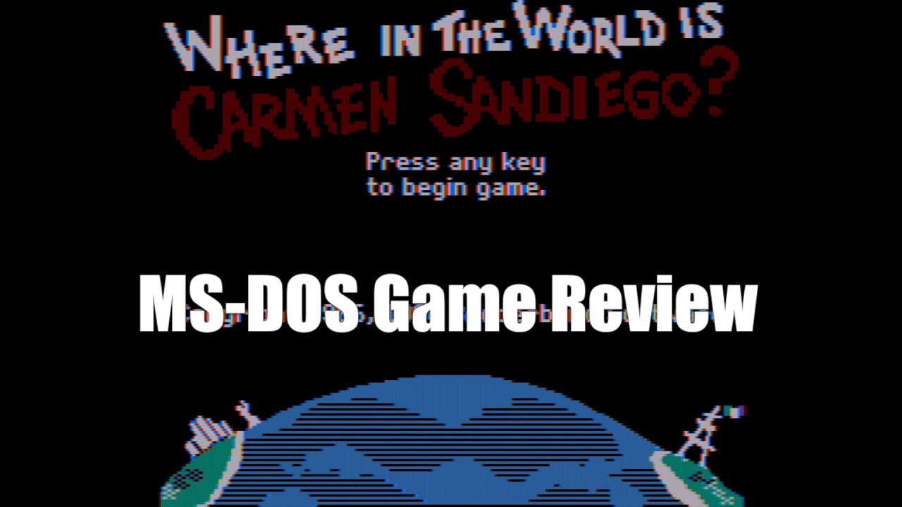 Where in the World is Carmen Sandiego - 1985 - MS-DOS Game Review