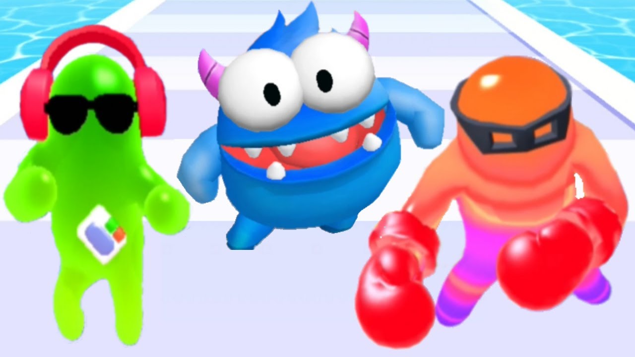 JOIN BLOB CLASH 3D vs GIANT BLOB vs JELLY RUNNER 3D