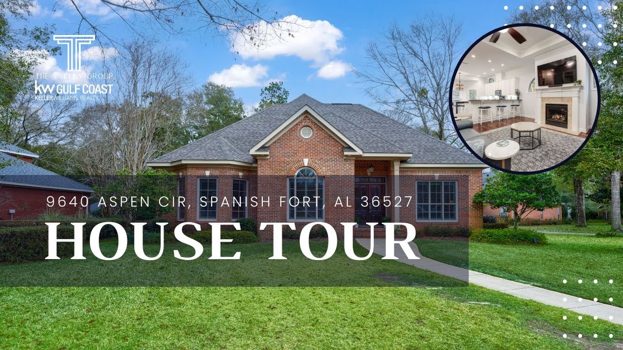 3 Bedroom House For Sale in Spanish Fort Alabama | House Tour | 9640 Aspen Cir
