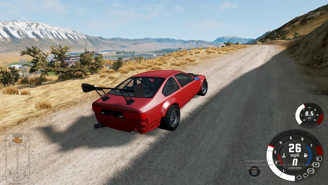 Ibishu Coupe 200BX Demon - BeamNG.drive | gameplay