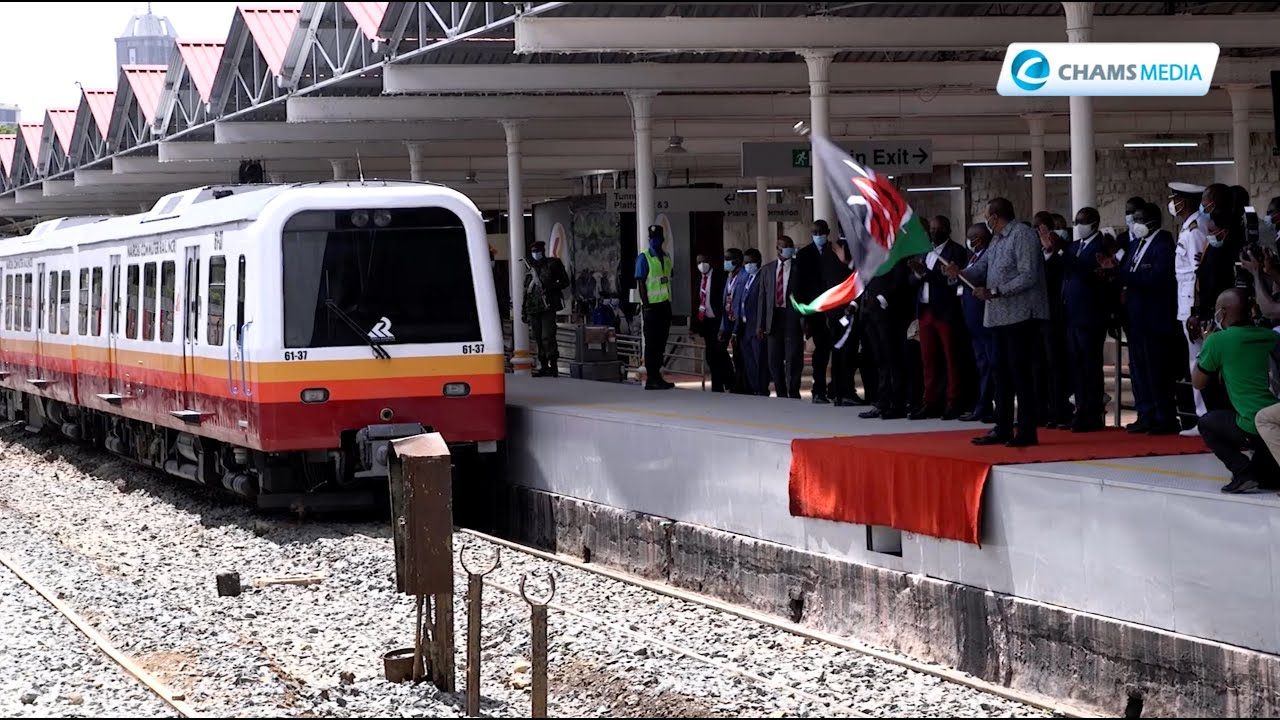 Uhuru Kenyatta Launches Nairobi Commuter Rail Transport
