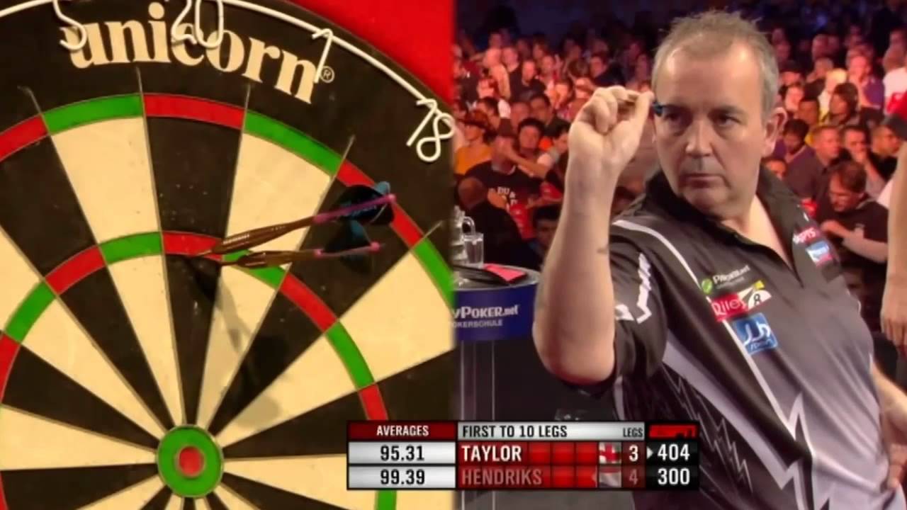 Taylor v Hendriks | 2/4 | Round Two | European Darts Championships 2012