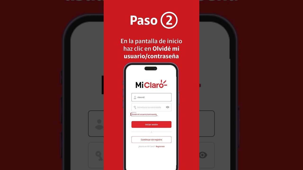 Claro RD - Recupera la contraseña de tu App Mi Claro 😎