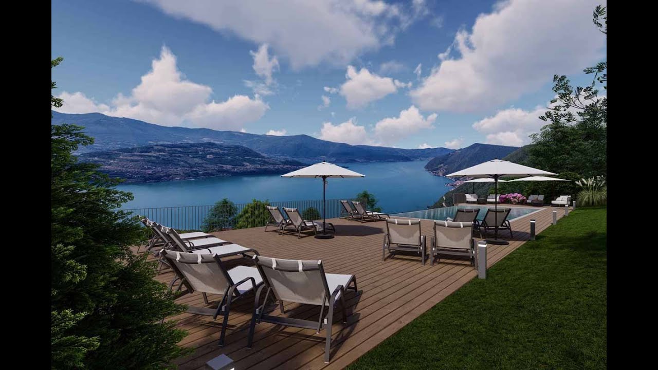LAGO D'ISEO PARZANICA NUOVO ED ESCLUSIVO COMPLESSO  CON PISCINA