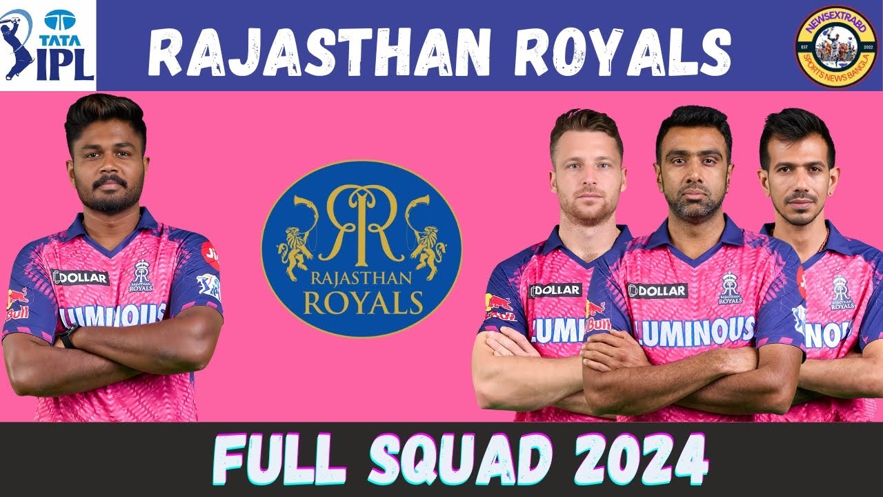 Rajasthan Royals | Rajasthan Royals Squad 2024 | IPL 2024 | RR SQUAD