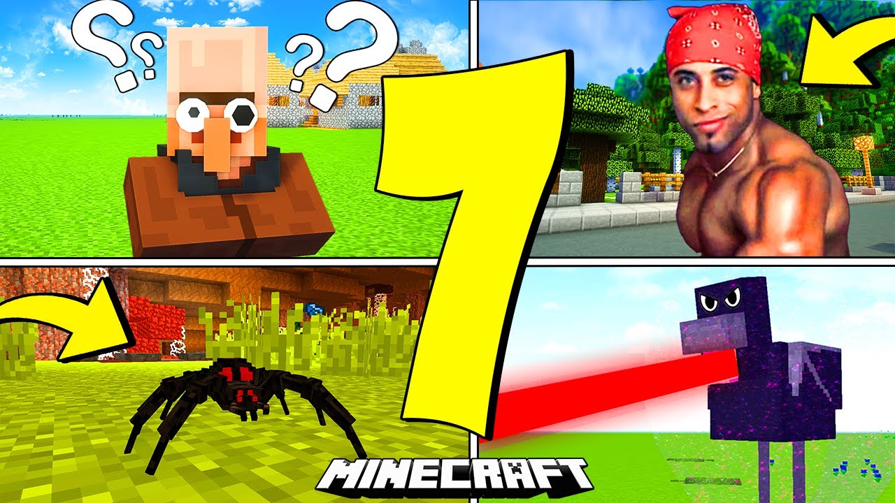 7 NAJDURNIEJSZYCH MODÓW W HISTORII MINECRAFT!