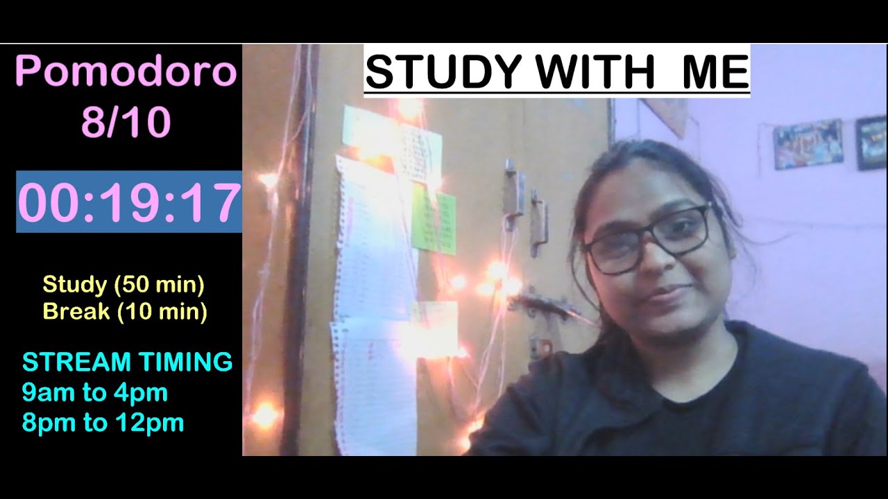 STUDY WITH ME MARATHON | Bank aspirant |   10 hours | slot 2 |  LIVE pomodoro | Real time motivation