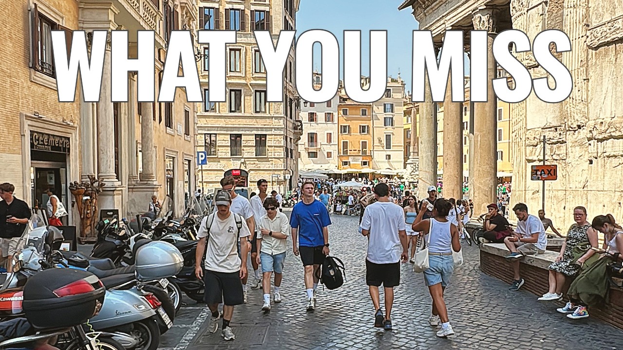 Outside the Pantheon Rome: What Tourists DON'T Notice