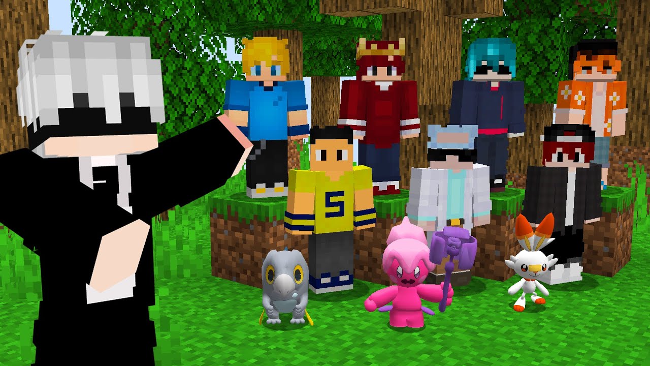 NOVA SÉRIE COM YOUTUBERS NO MINECRAFT PIXELMON