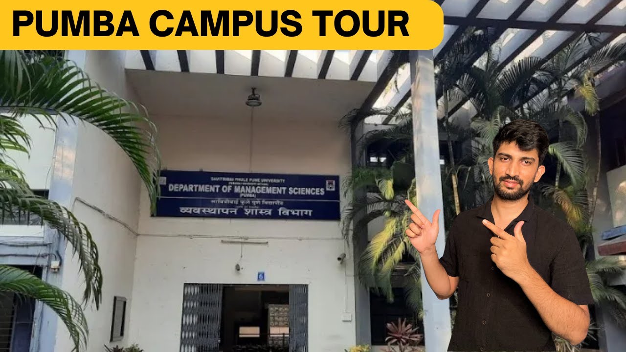 Pune University Department Campus Tour | PUMBA MBA College Campus Tour