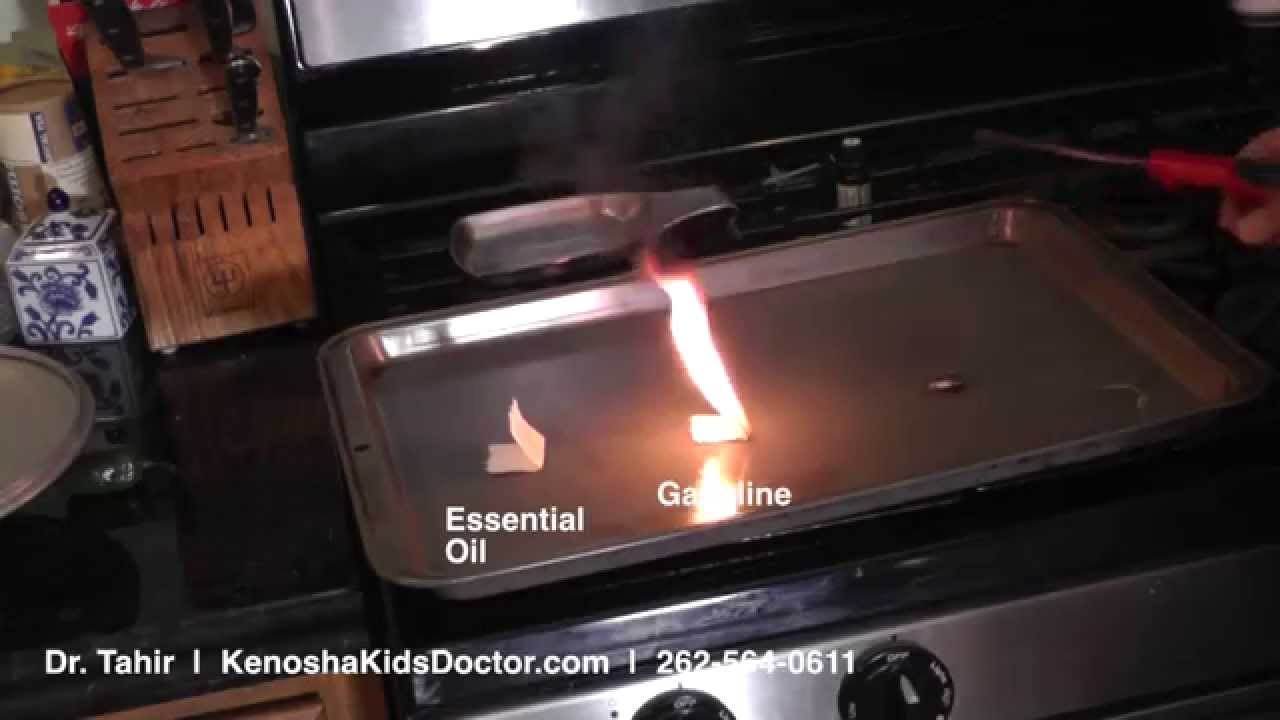 Essential Oils And Fire Hazard... Let's Compare It To Gasoline