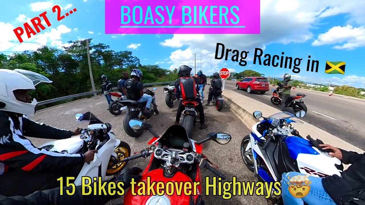 Boasy Bikers & Real riders race to vernamfield🇯🇲 for Drag Rivals 2023 | Drag Racing❗️Motorcycles❗️