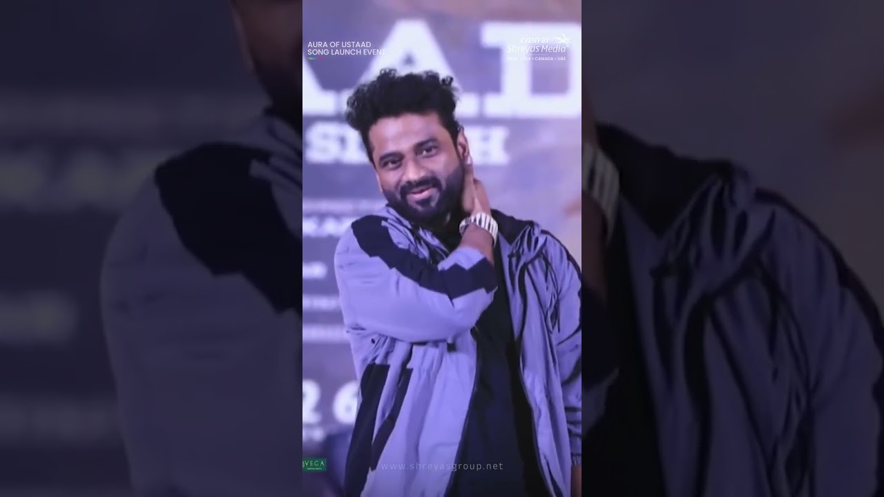 Rockstar #DeviSriPrasad speech @ #AuraOfUstaad Song Launch Event🔥