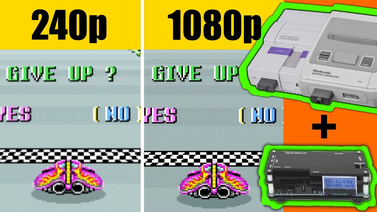Set OSSC NTSC Optimal Settings for Super Nintendo/Famicon Best Image & Aspect Ratio explained