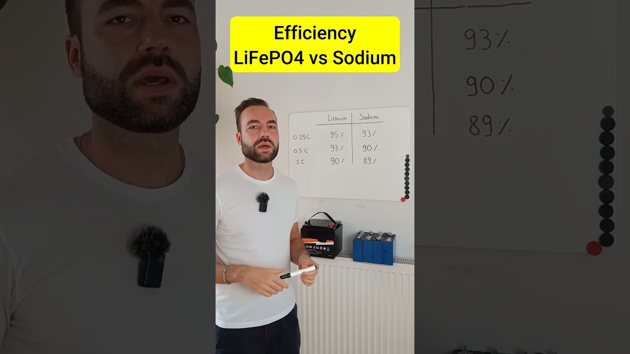 LiFePO4 vs Sodium Battery Efficiency Test