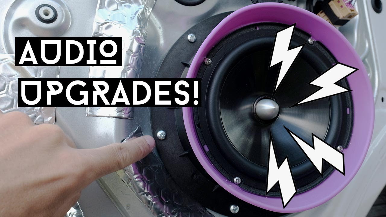 The T5 Project // Day 9 // Audio Upgrades! // How to install tweeters and door speakers in a VW T5