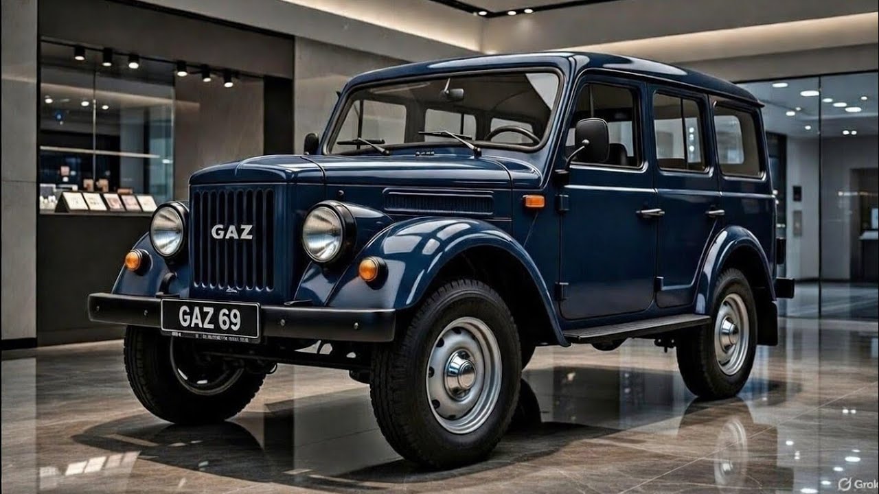 🔥😱 Это не старый GAZ! Новый GAZ-69 2026 покоряет бездорожье!