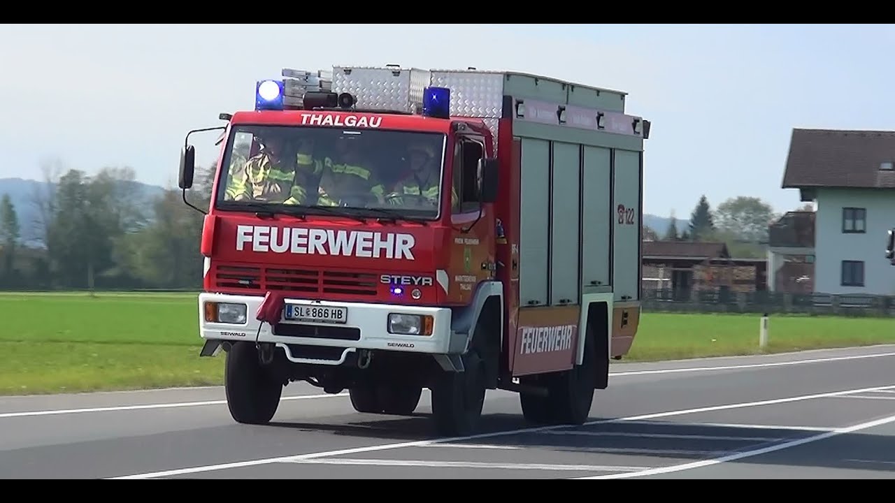 TLF-A + SRF-A + LFB-A Feuerwehr Thalgau