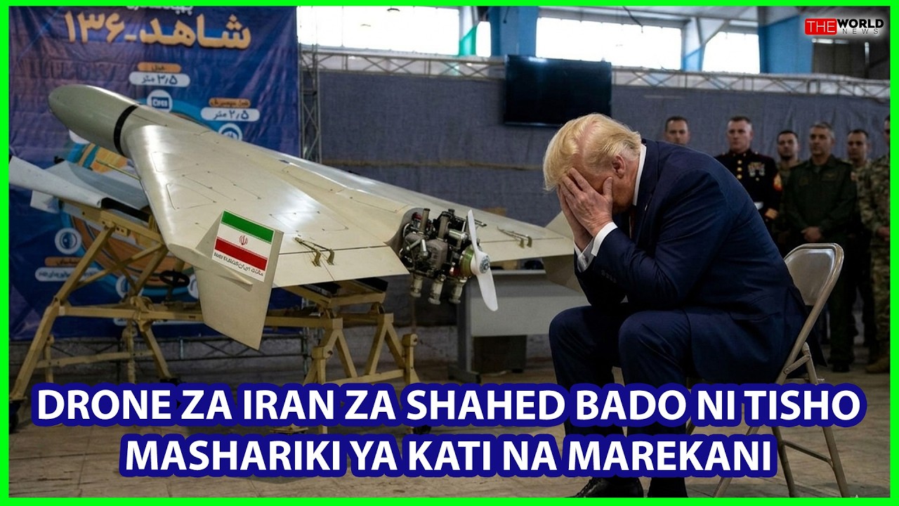 DRONE ZA IRAN ZA SHAHED ZAIVURUGA MASHARIKI YA KATI NA MAREKANI