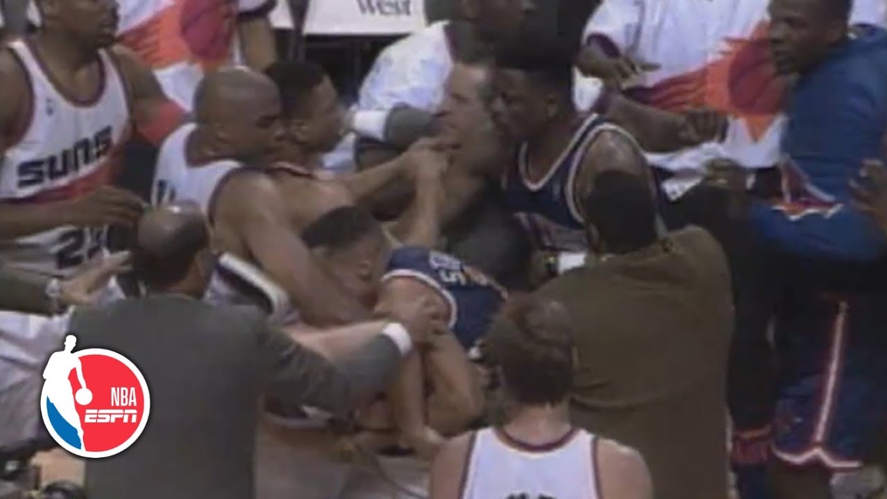 Knicks vs. Suns &lsquo;93 brawl leads to six ejections, NBA rules overhaul | ESPN Archives