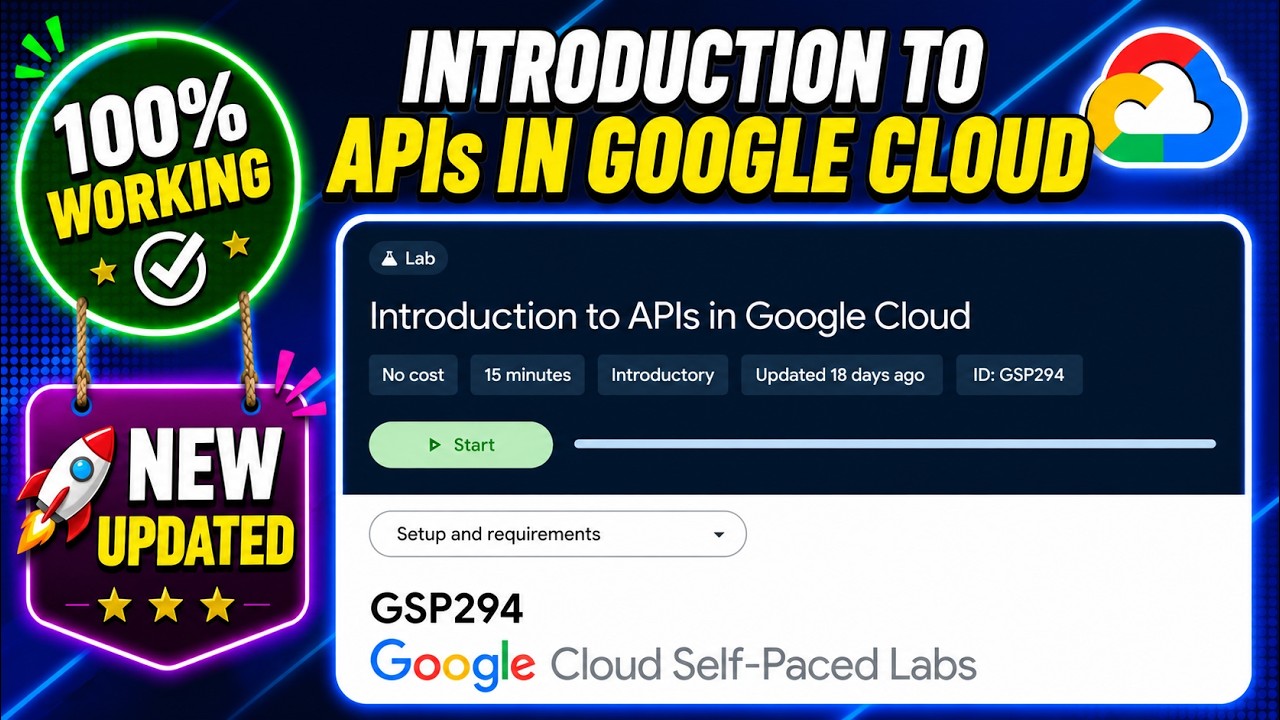 Introduction to APIs in Google Cloud | GSP294