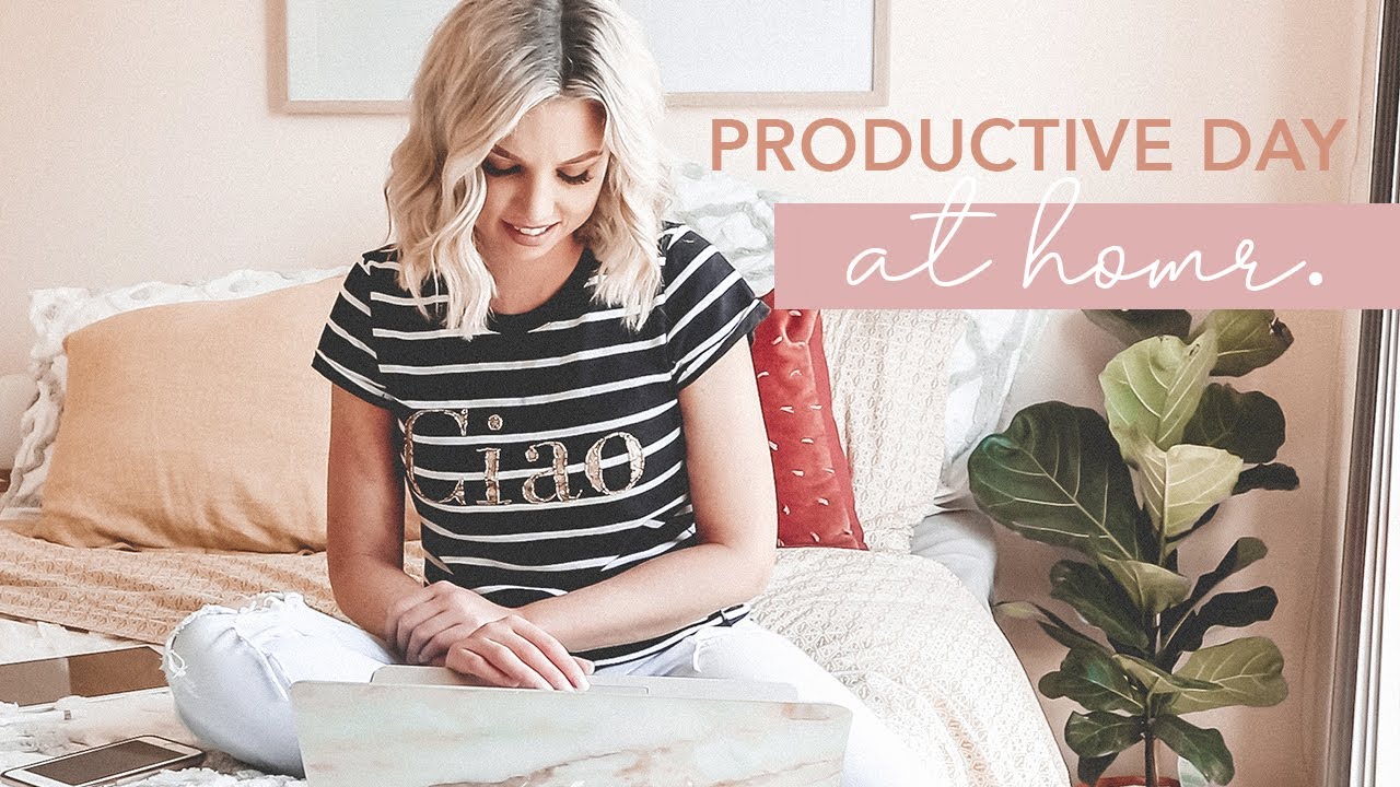 productive day at home | new routine for stuck at home