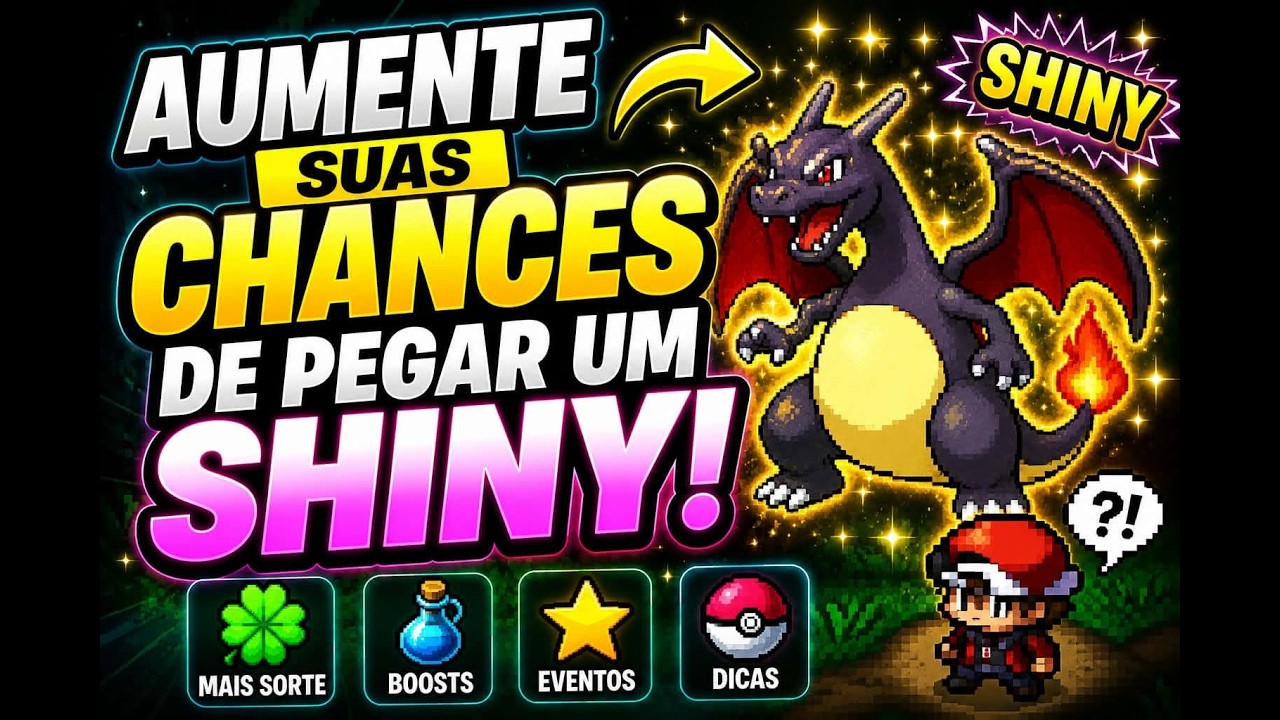 POKE IDLE WORLD: PARE DE CA&Ccedil;AR ERRADO! AUMENTE SUAS CHANCES DE CAPTURAR UM SHINY