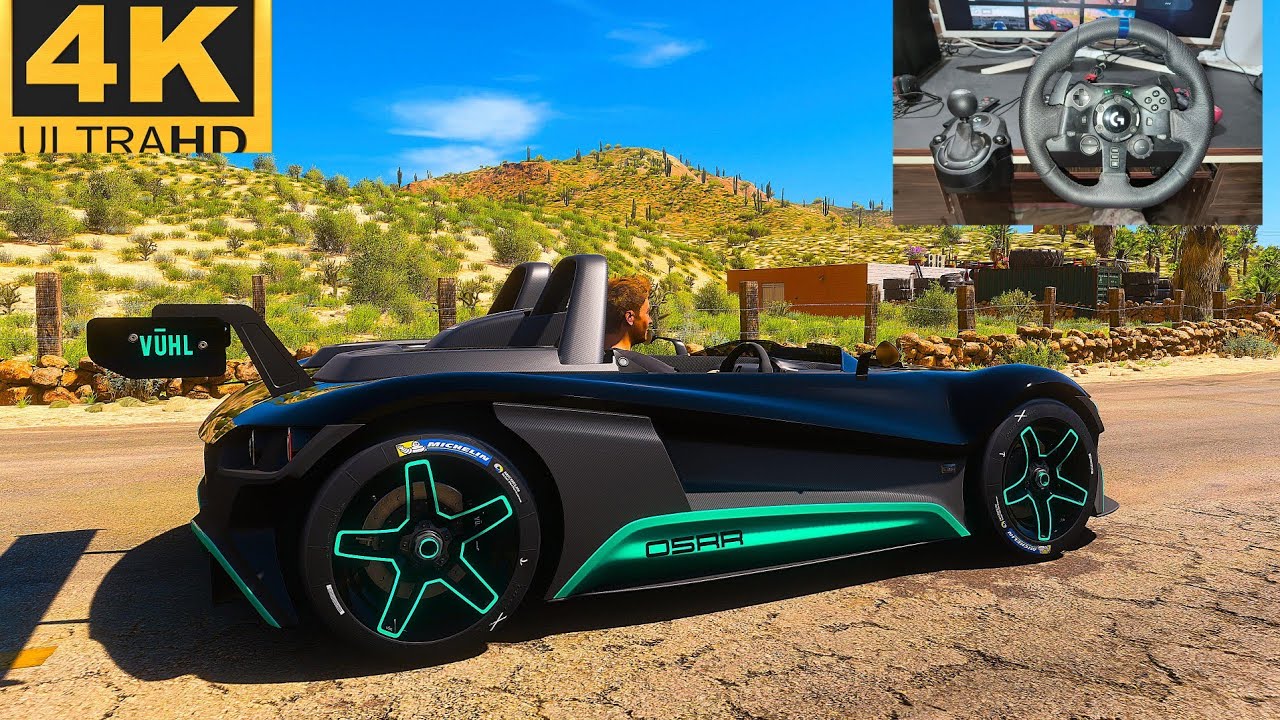 FORZA HORIZON 5 GAMEPLAY 4K 60FPS WITH LOGITECH G 923
