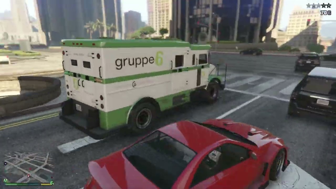 FRANKLIN ROB MONEY TRUCK #gta #youtubeshorts #grandtheftauto5gameplay #youtube