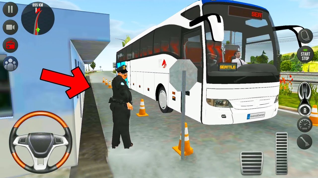 Ultimate Bus Sim 2019: US Route From Washington to Dallas - Android Gameplay FHD