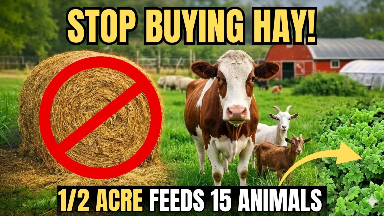 Stop Buying Hay — This 1/2 Acre Fodder System Feeds 15 Animals Year-Round