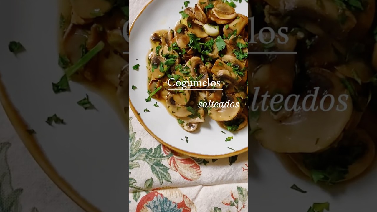 Receita Cogumelos Salteados