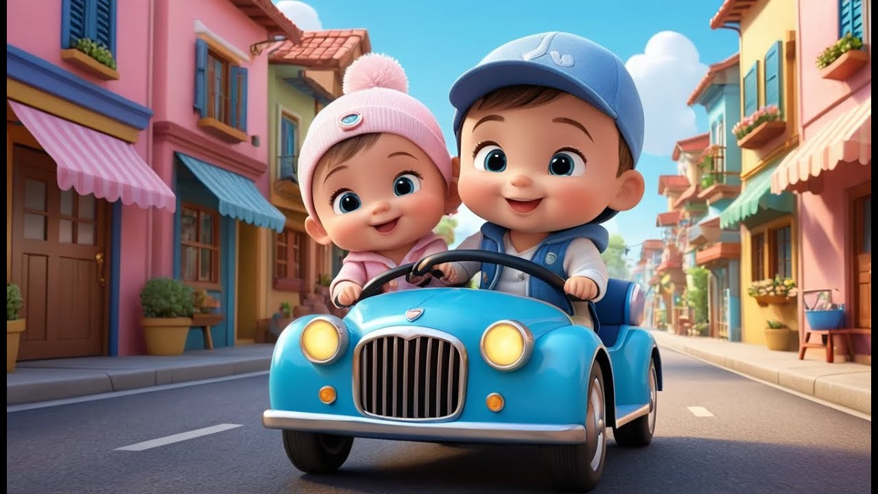Baby and Daddy Ride Together | Fun Learning & Action Song for Toddlers