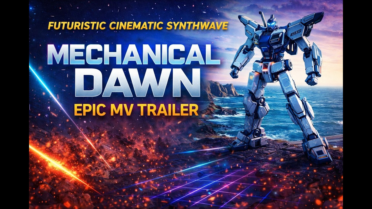 ▶️ Mechanical Dawn | Futuristic Synthwave Vibes #synthwave #futuristic