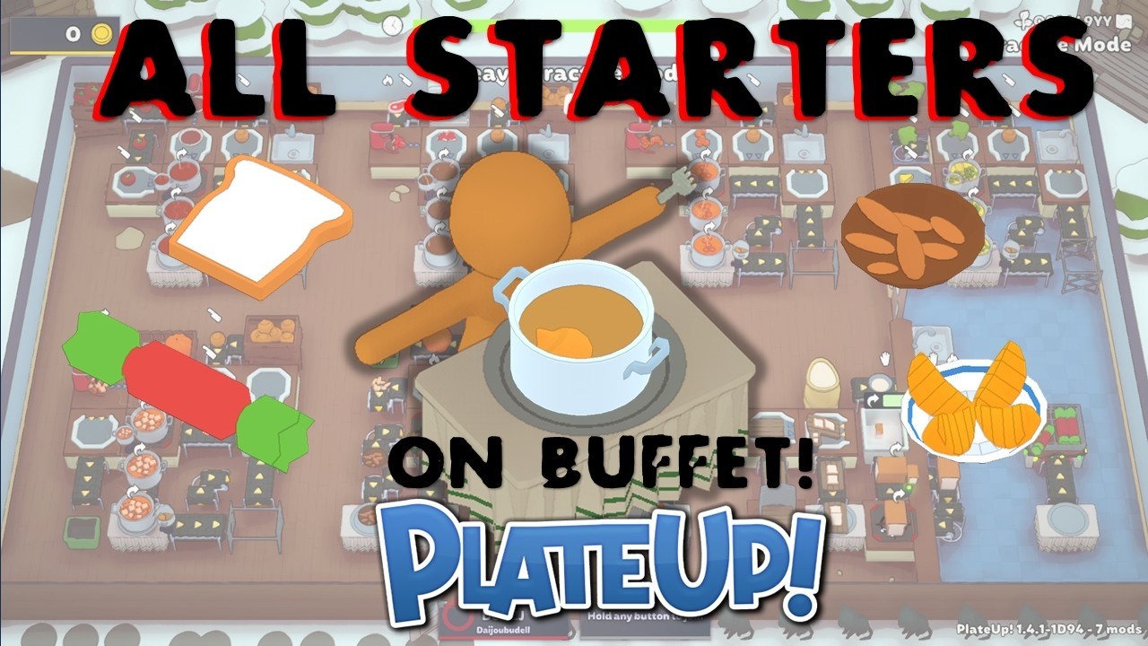 I created all STARTERS automation on buffet so you don't have to - PlateUp!
