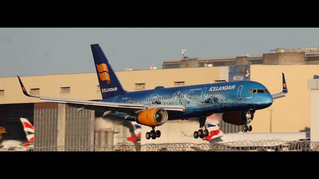 60 AIRPLANE LANDINGS & TAKEOFF AT LONDON HEATHROW AIRPORT