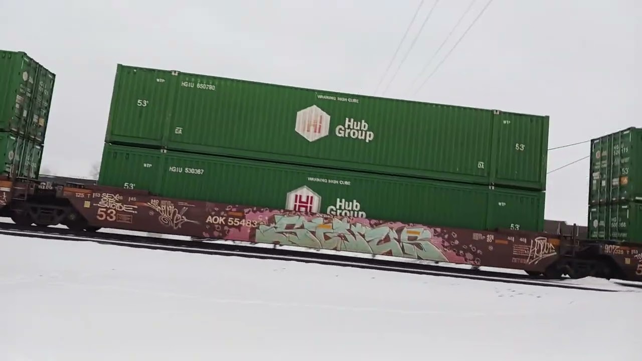 An eastbound norfolk southern train 258 on the NS Fostoria district in Mortimer ohio
