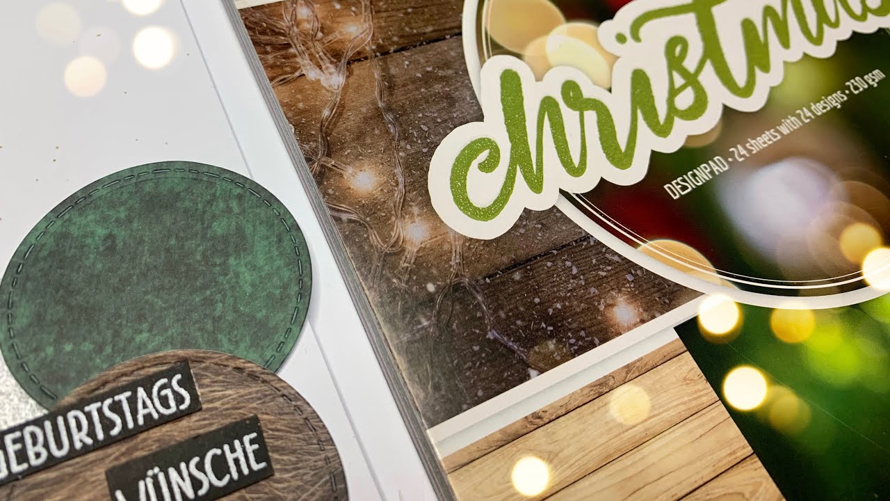 Action: Männerkarte aus einem Weihnachtsblock • Teil 1