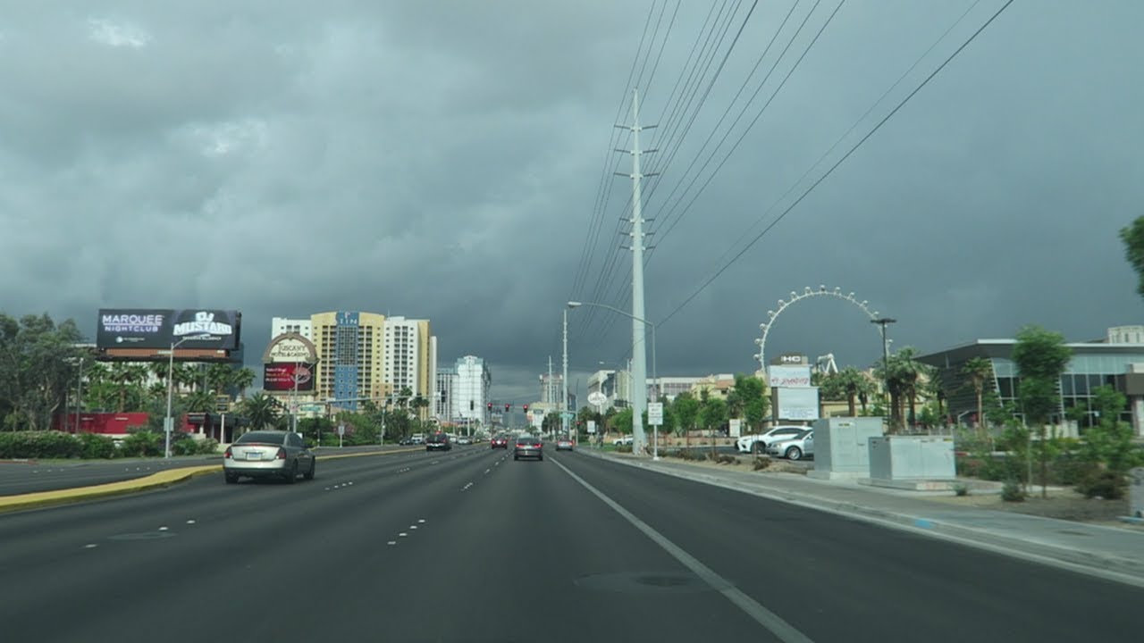 Rainy Day Vlog Walking Las Vegas Strip 2018