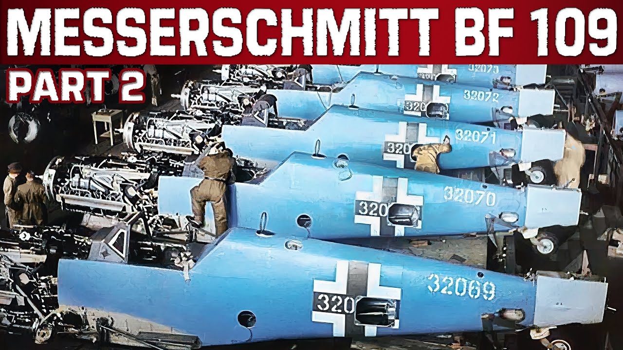 Messerschmitt Bf 109 | Важнейший истребитель нацистской Германии | Часть 2