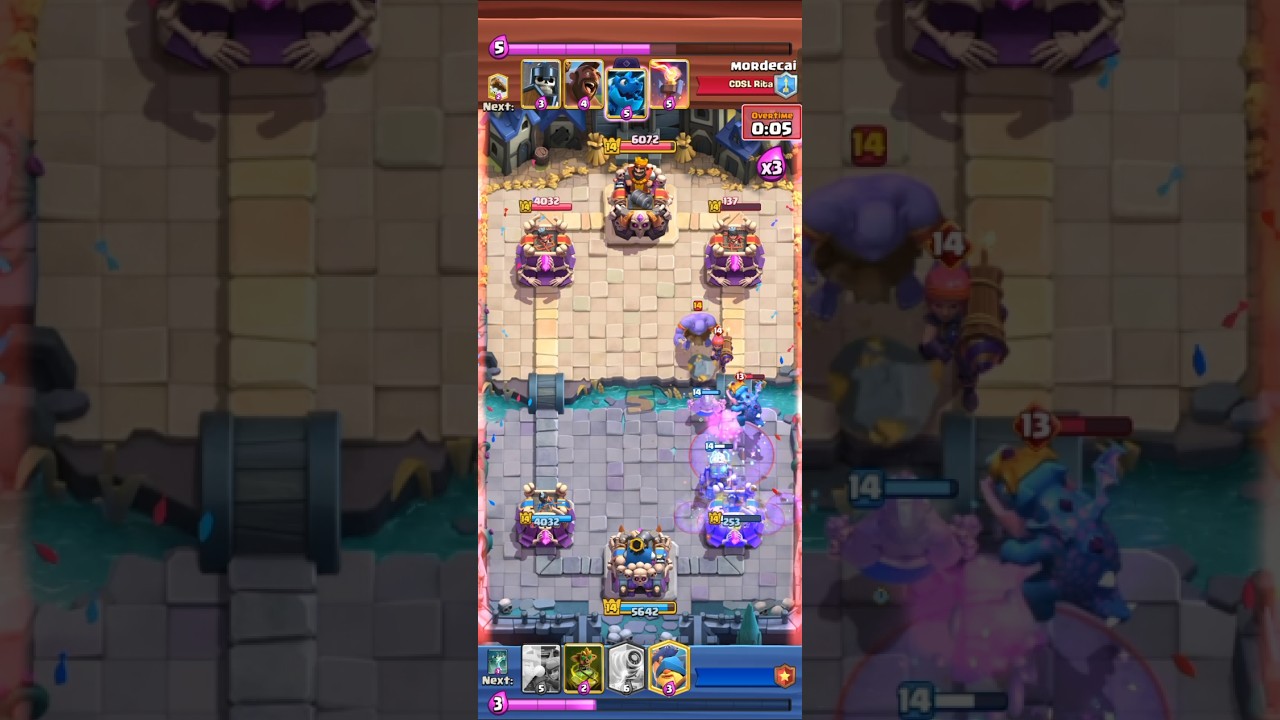 Monk 🆚 Evo Firecracker + Evo Electro Dragon 💥 #bestmoment #clutch #epiccomeback #clashroyale