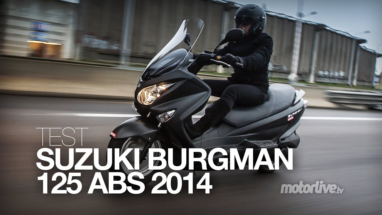TEST | SUZUKI BURGMAN 125 ABS 2014, mieux mais plus cher !
