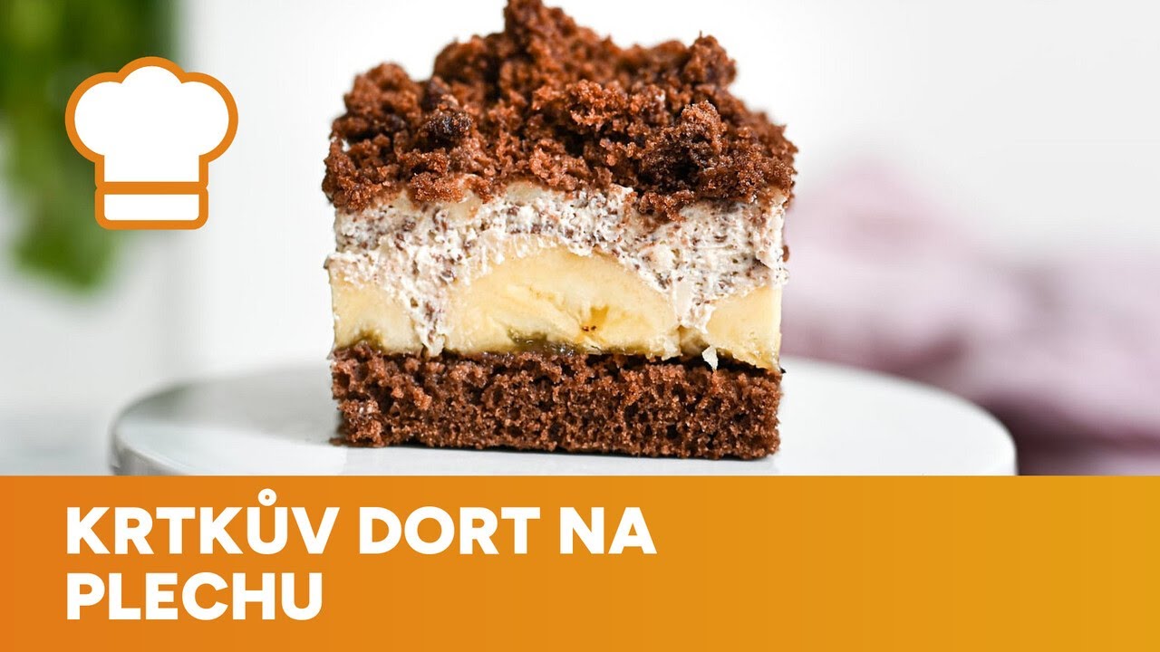 Krtkův dort na plechu si zamilují všechny děti, ale i dospělí