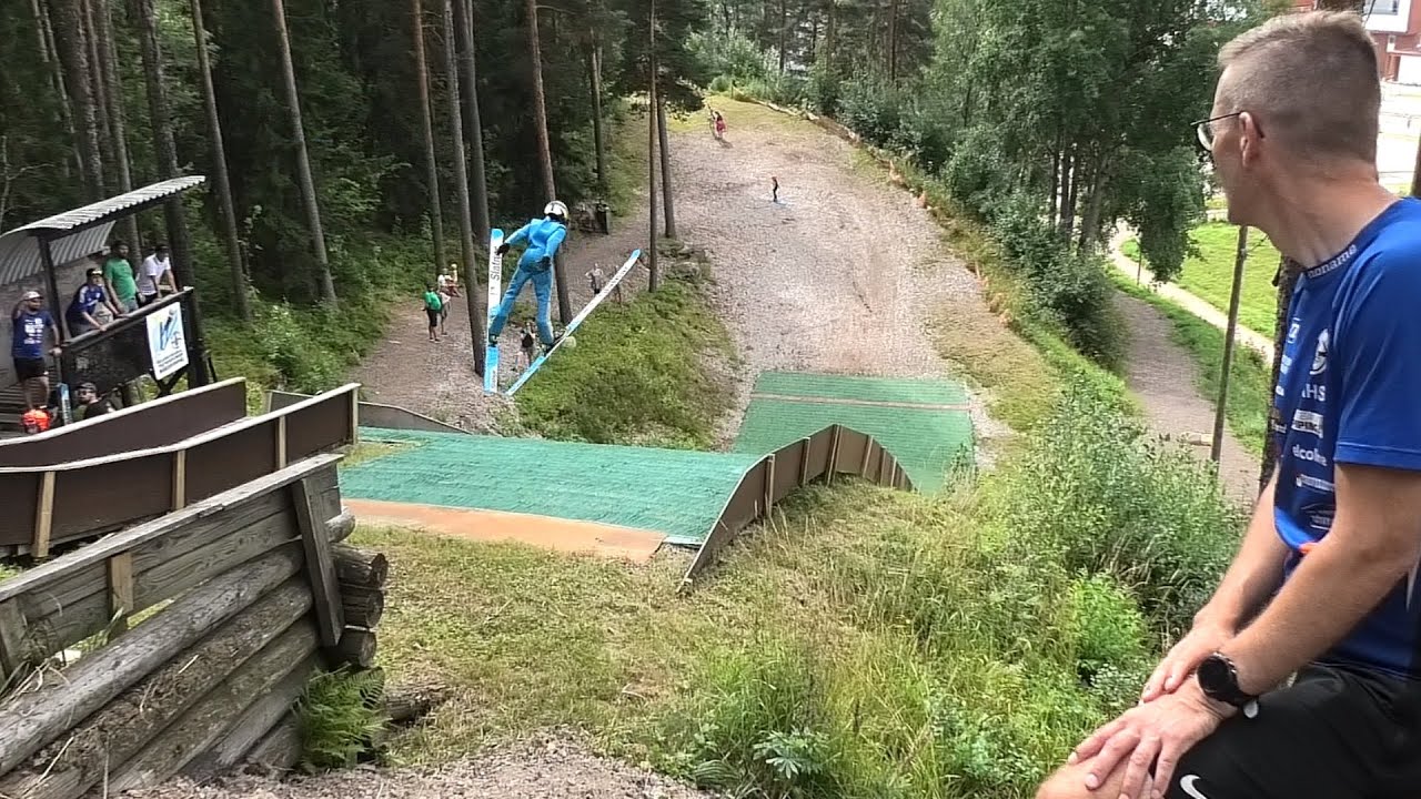 Latu lentoon -kiertue 2024  Suomen Hiihtoliitto. Kouvola 26-28.7. Mäki K-25 m.