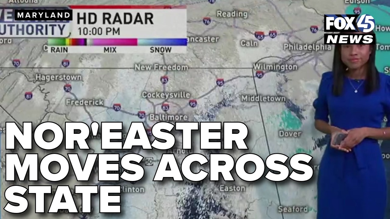 Some parts of Md. seeing heavy snow while others see snowflakes