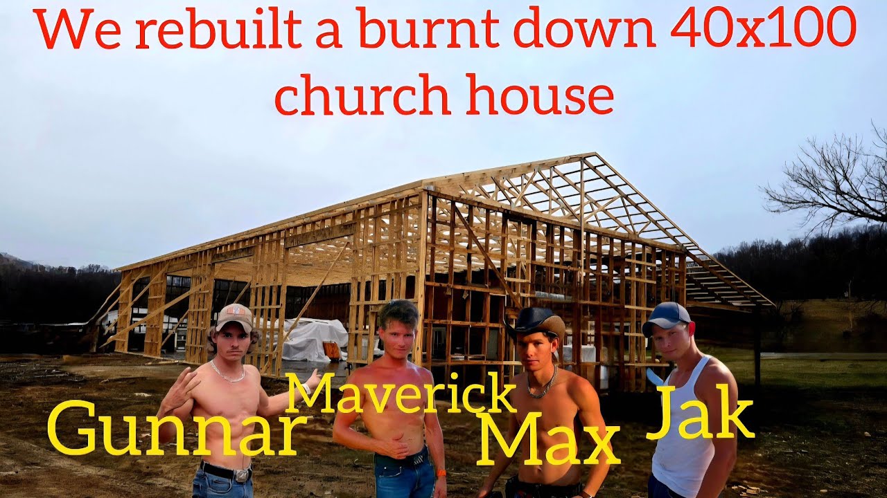 We rebuild a burnt down Church house 