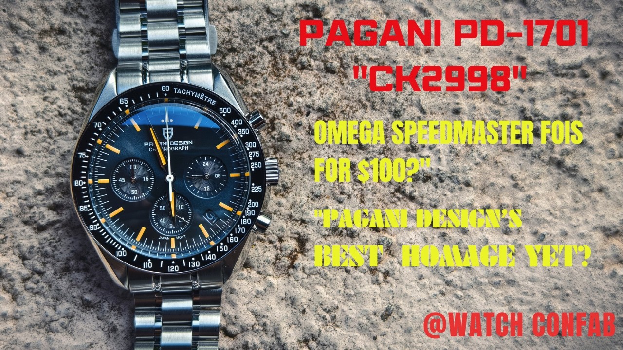 Pagani Design's CK2998 A $100 Tribute to Omega Space Legend